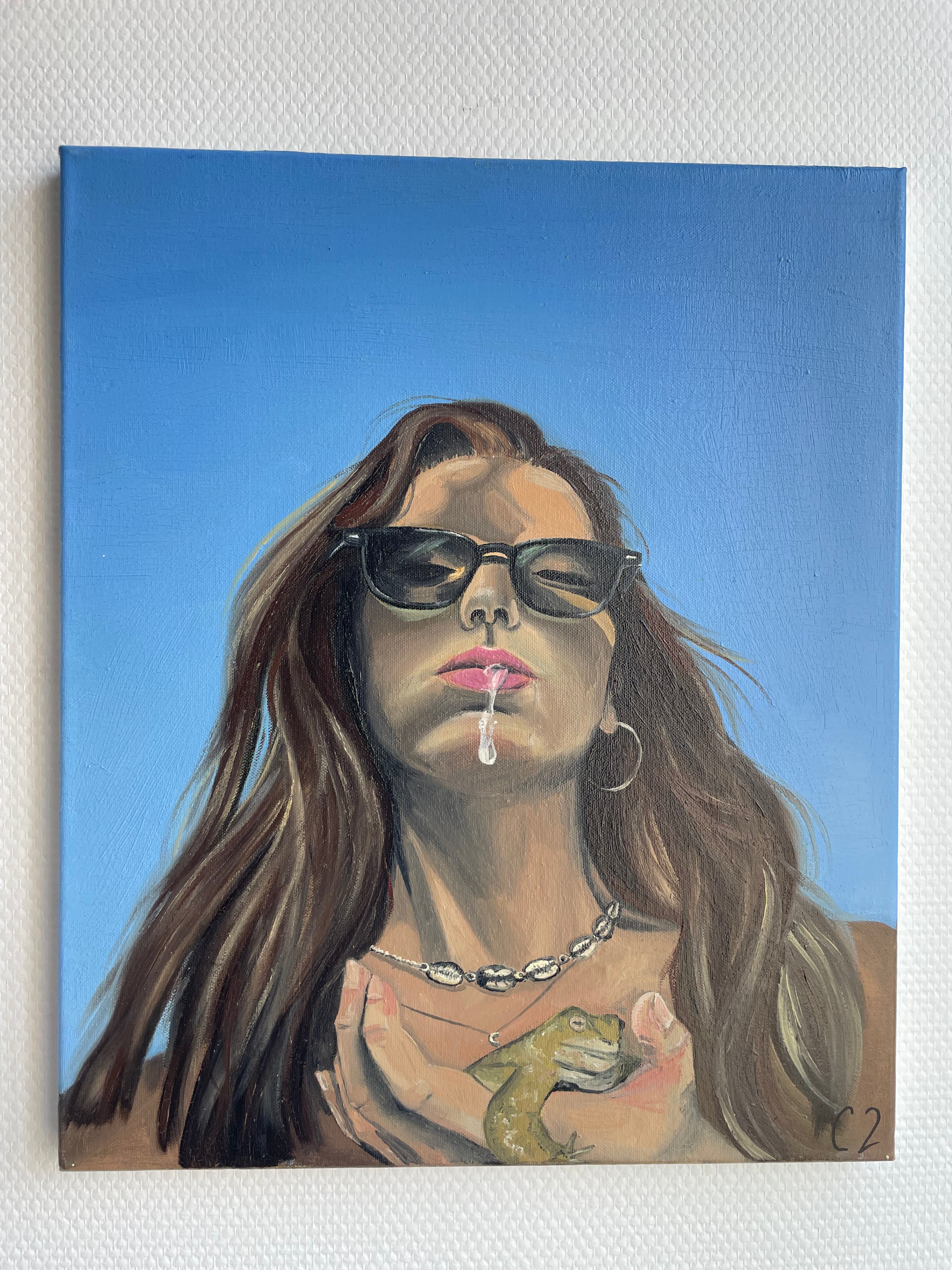 The right spit - Peinture originale