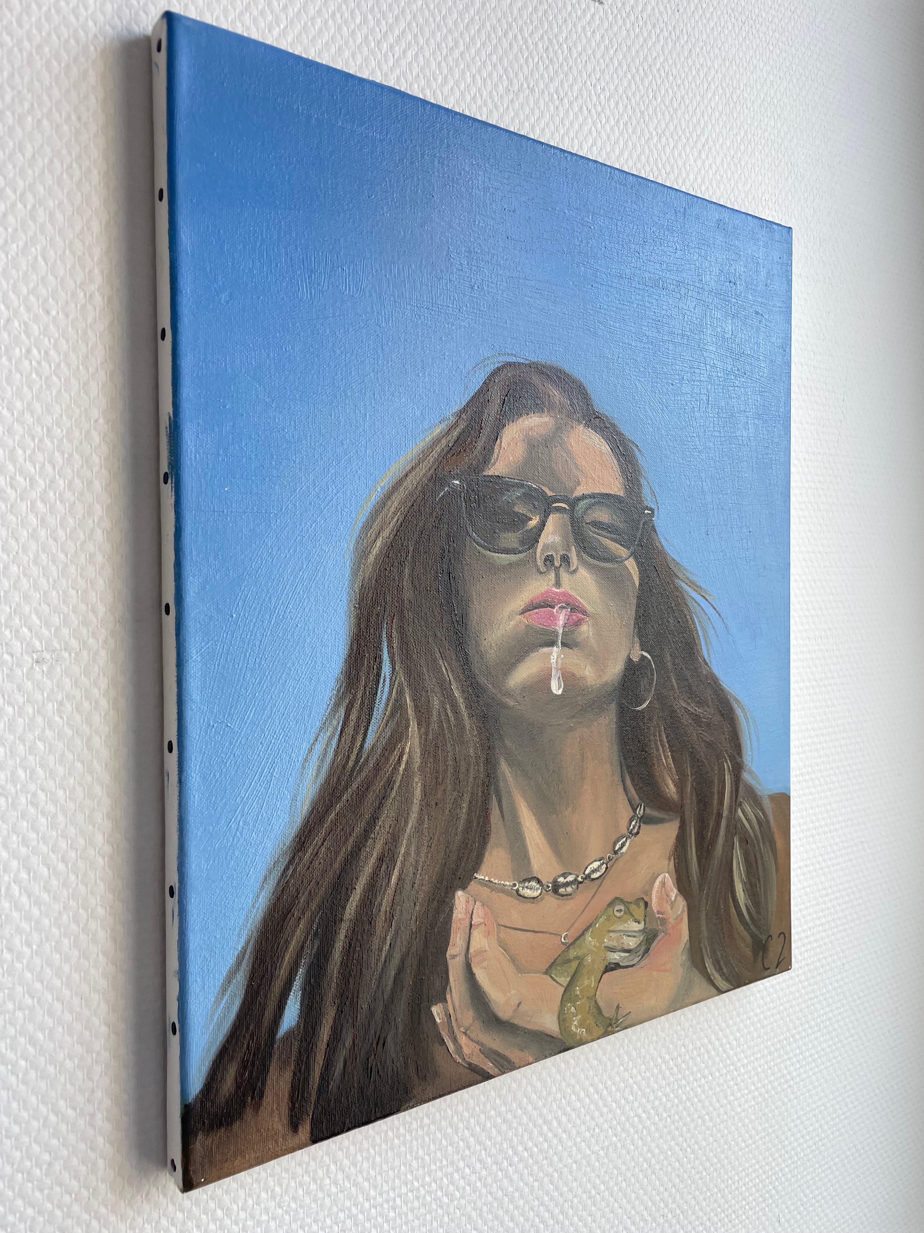 The right spit - Peinture originale