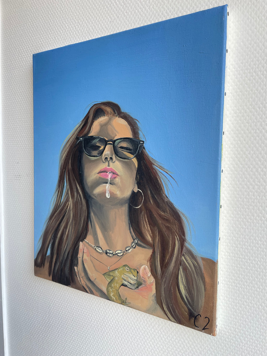 The right spit - Peinture originale