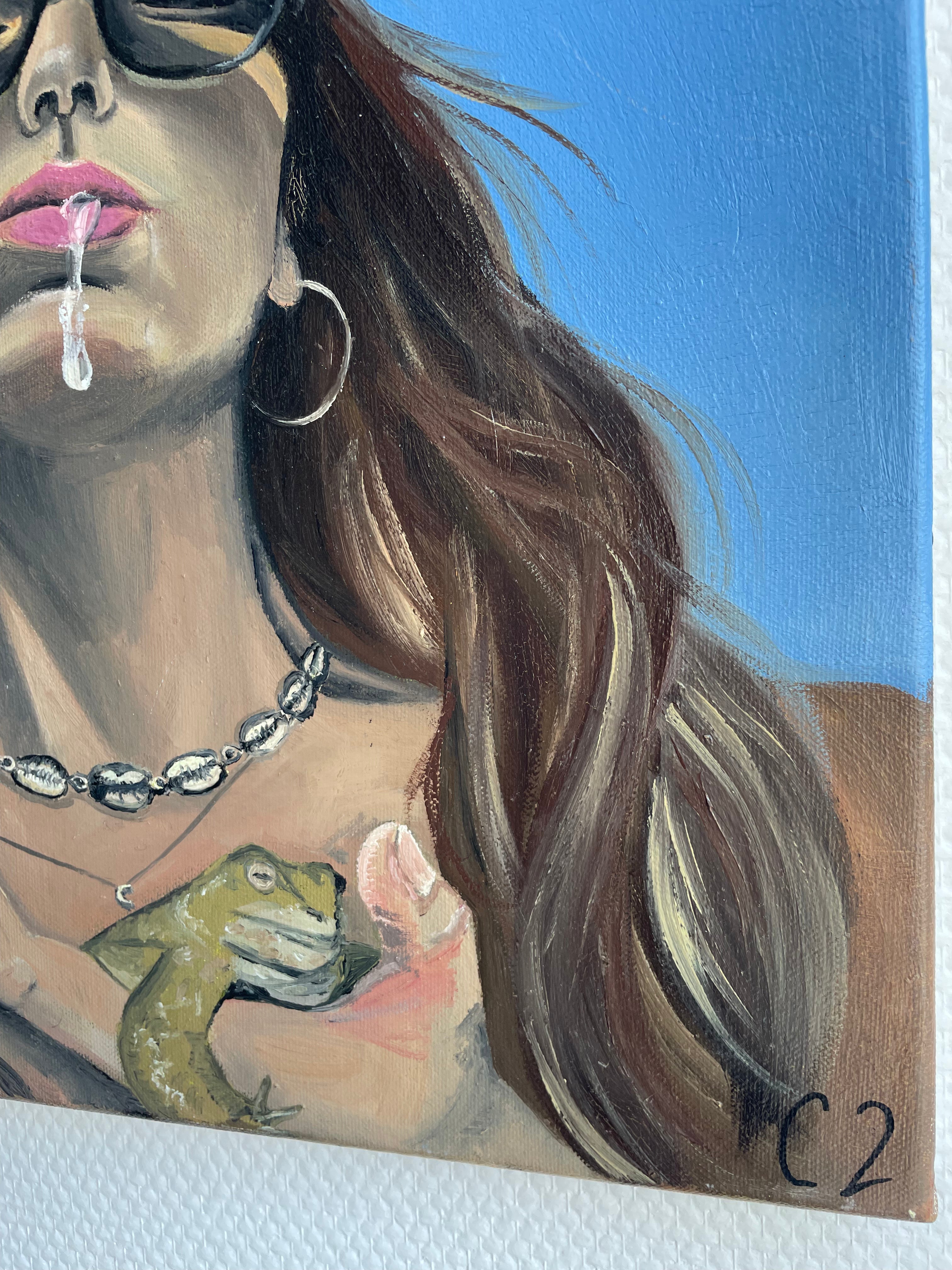 The right spit - Peinture originale