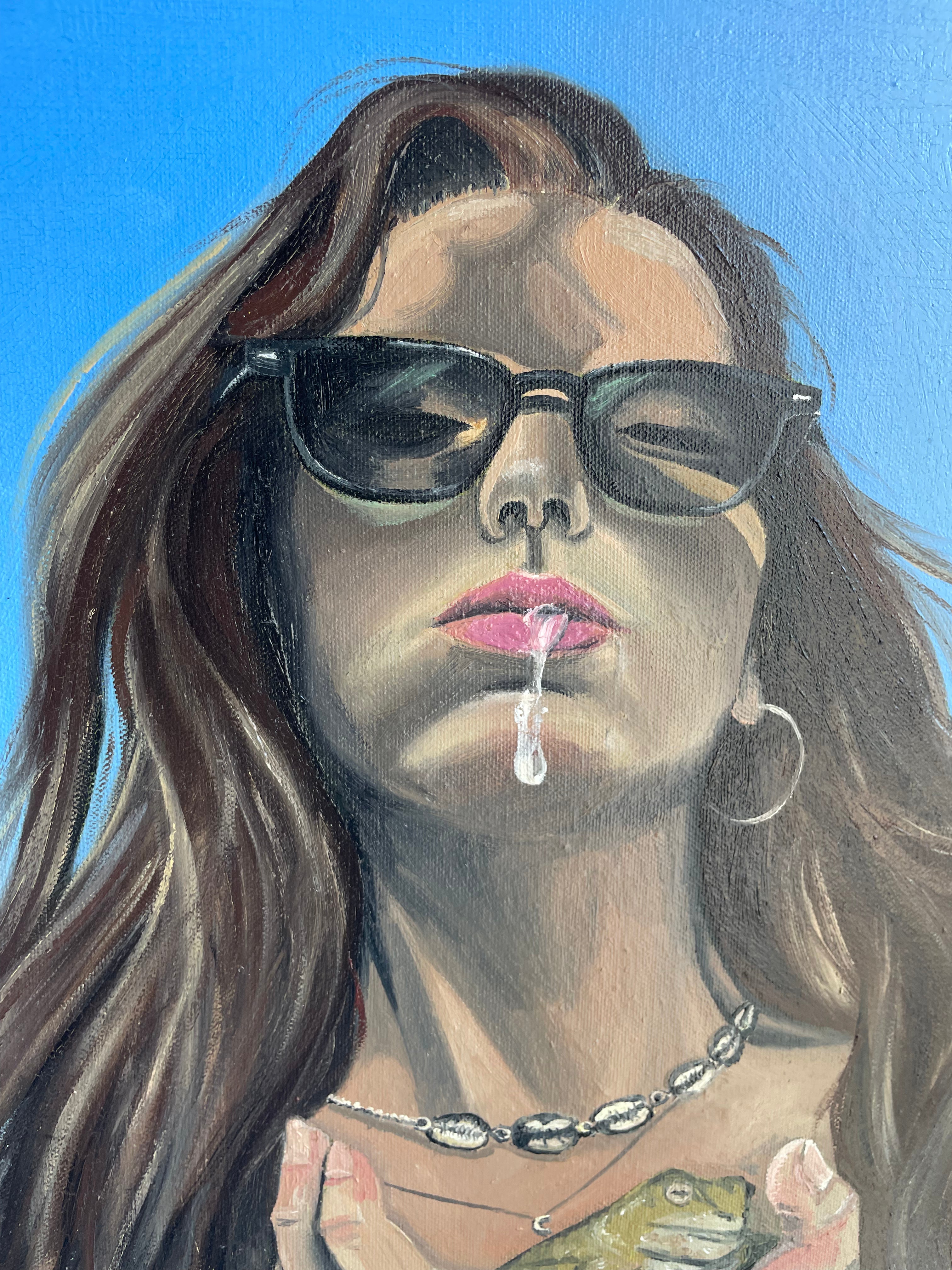 The right spit - Peinture originale
