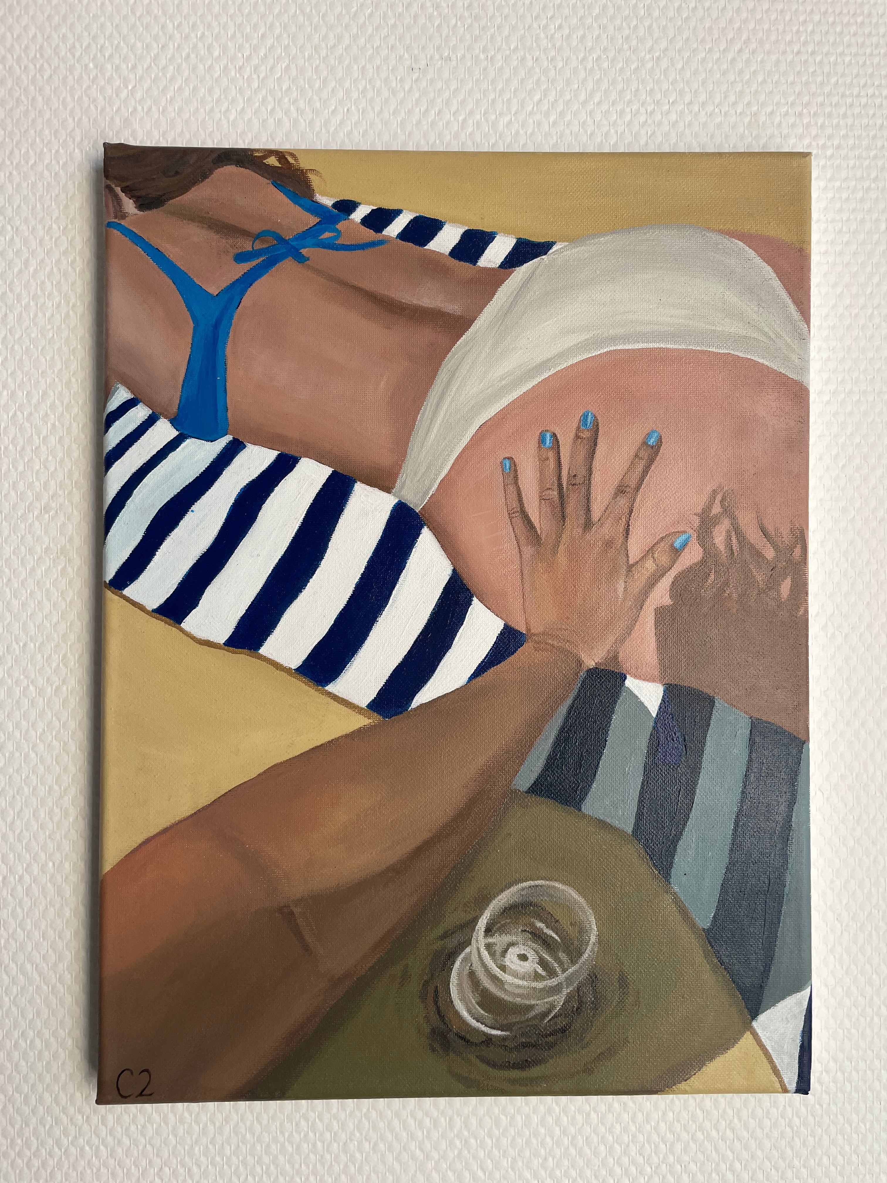 La main marine - Peinture originale
