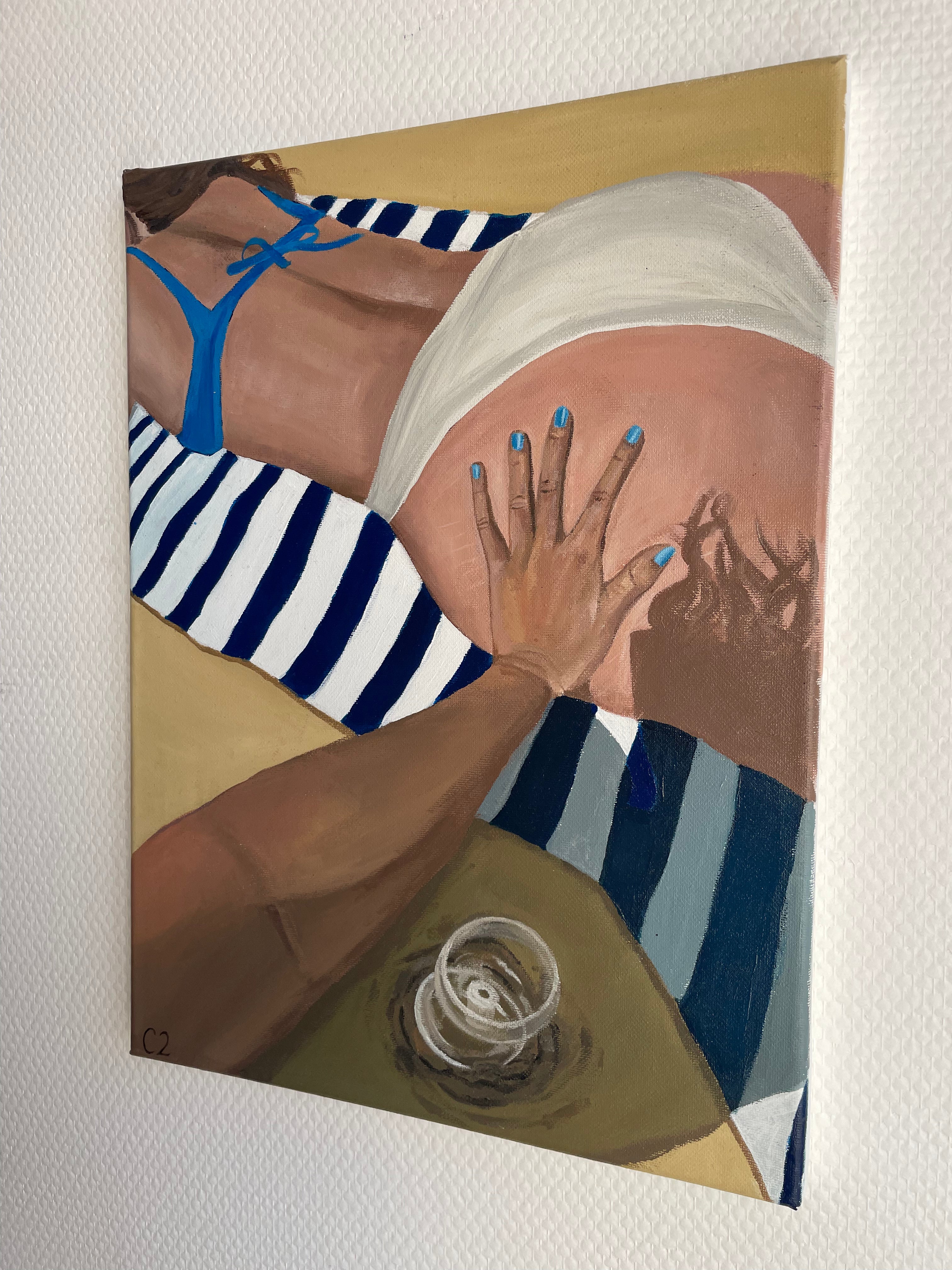 La main marine - Peinture originale