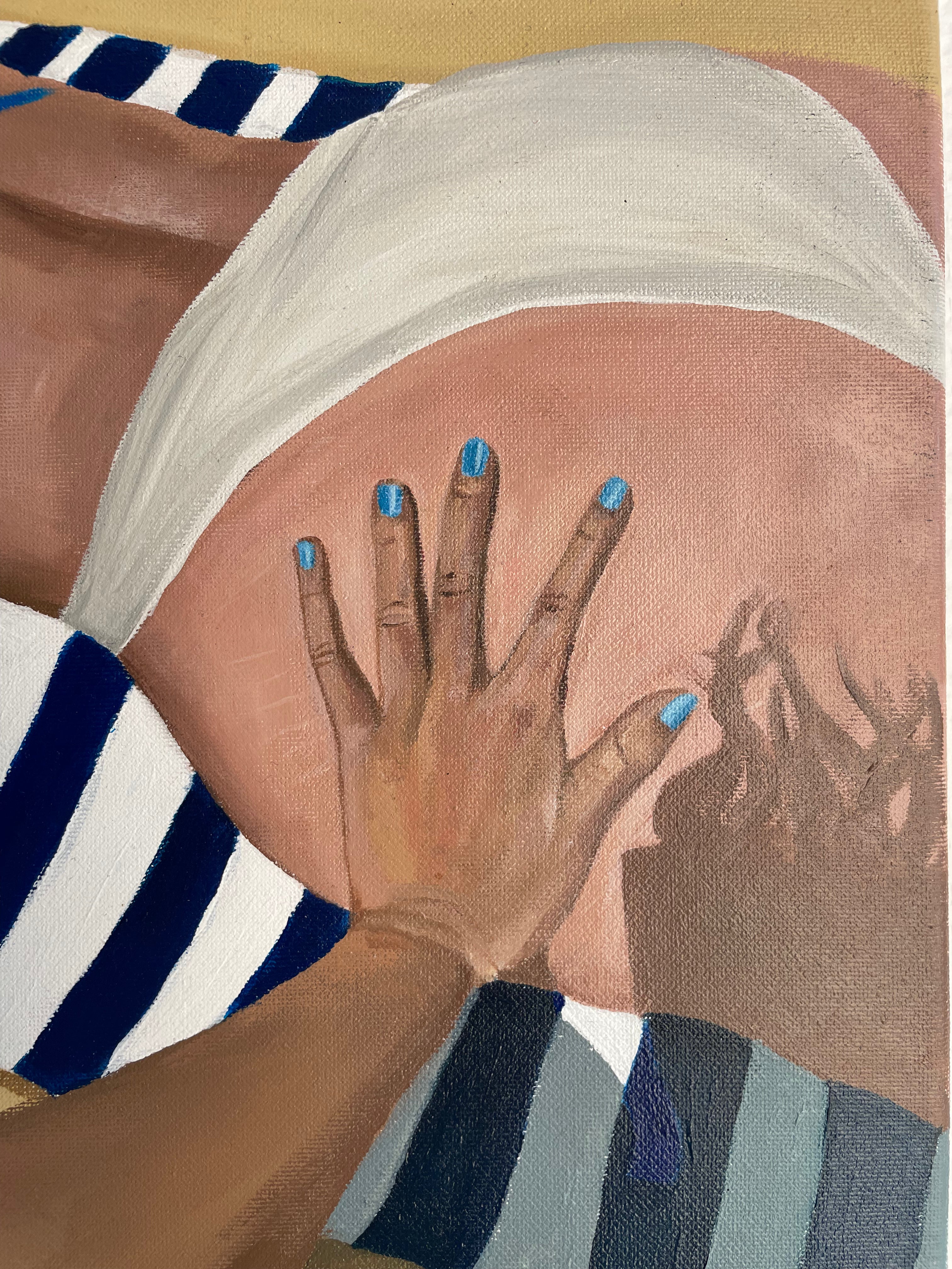 La main marine - Peinture originale