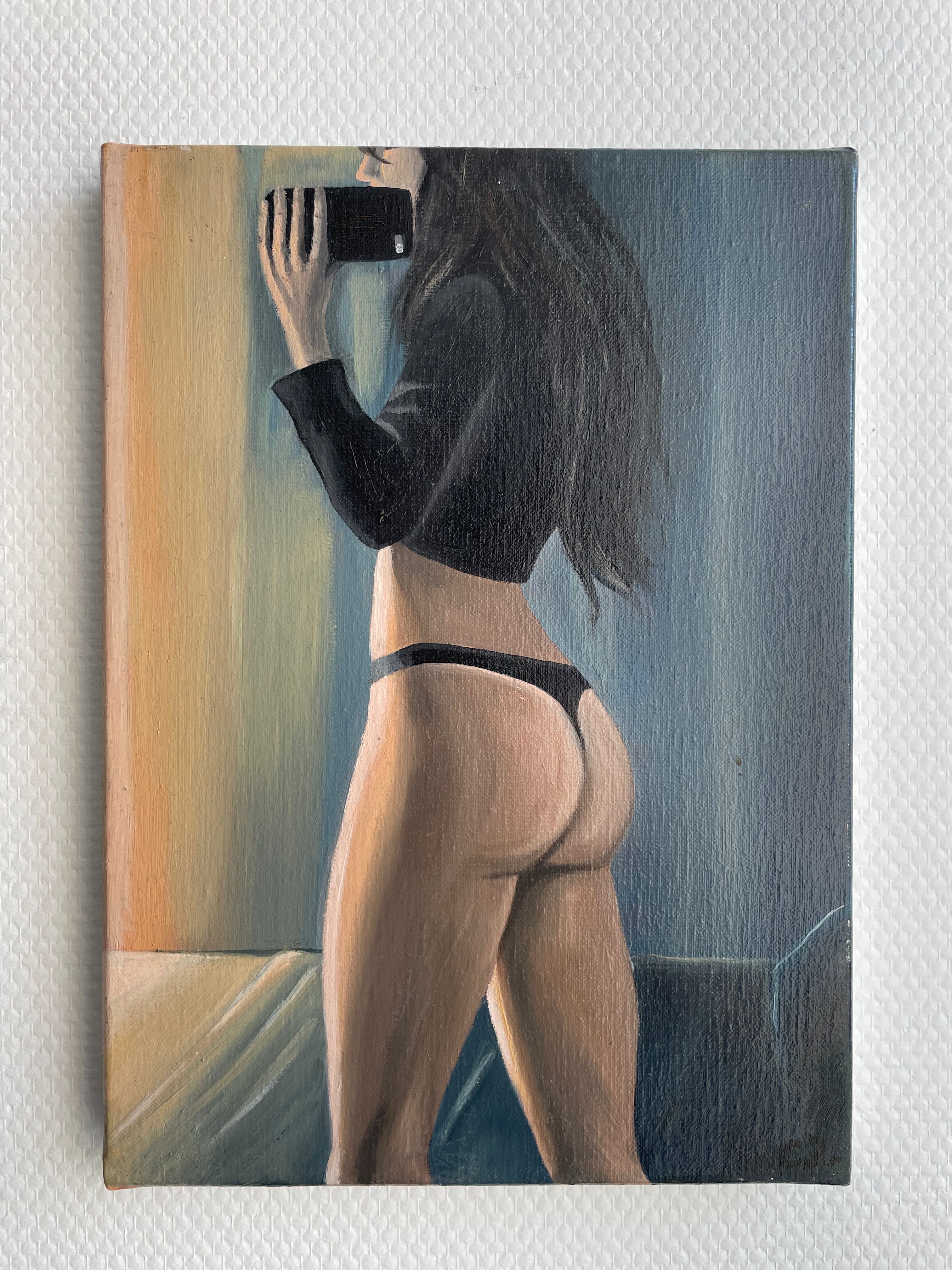 Golden room - Peinture originale