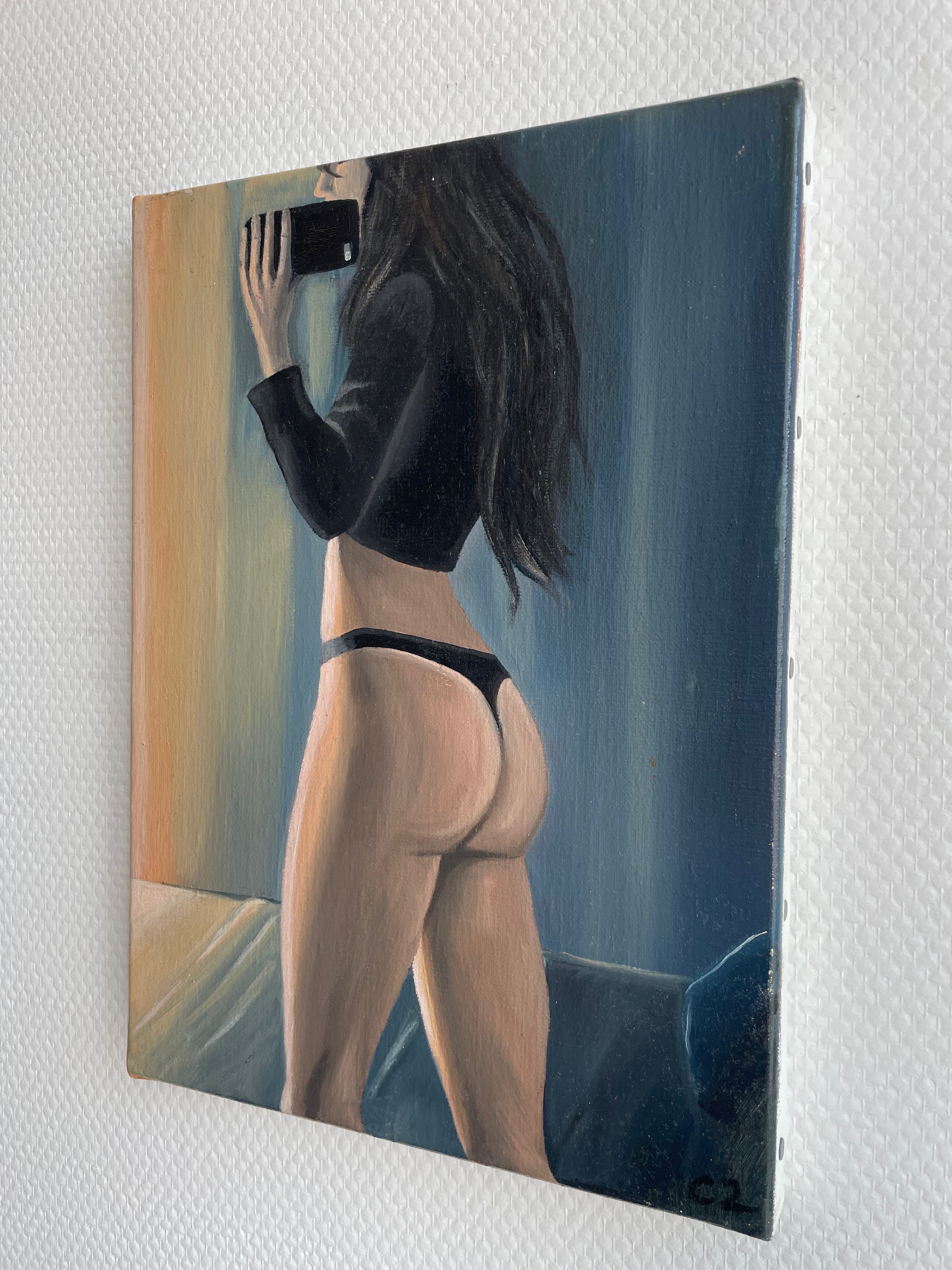 Golden room - Peinture originale