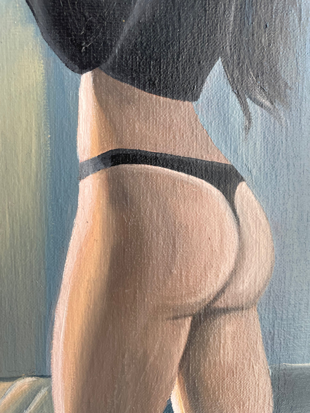 Golden room - Peinture originale