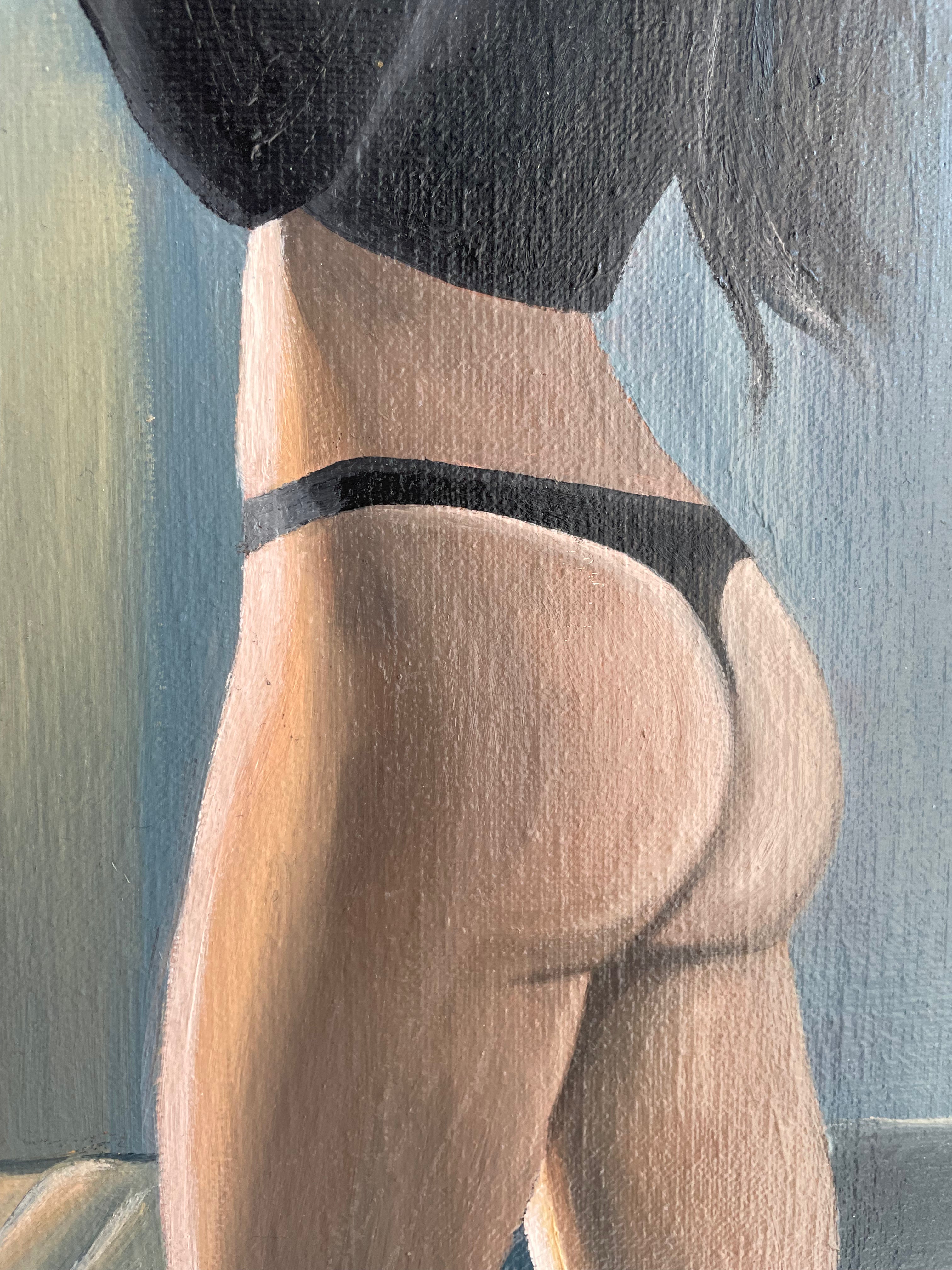 Golden room - Peinture originale