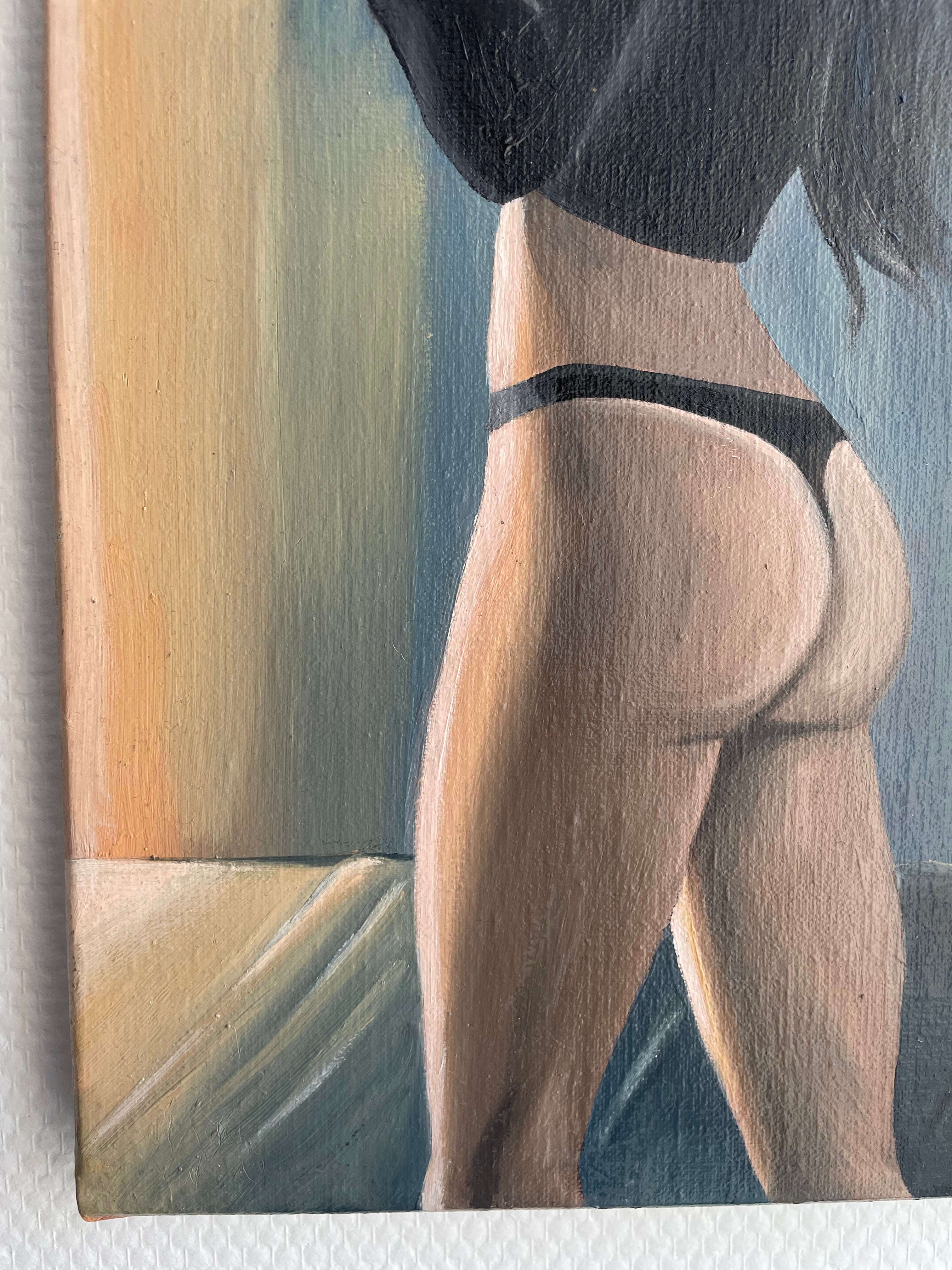 Golden room - Peinture originale