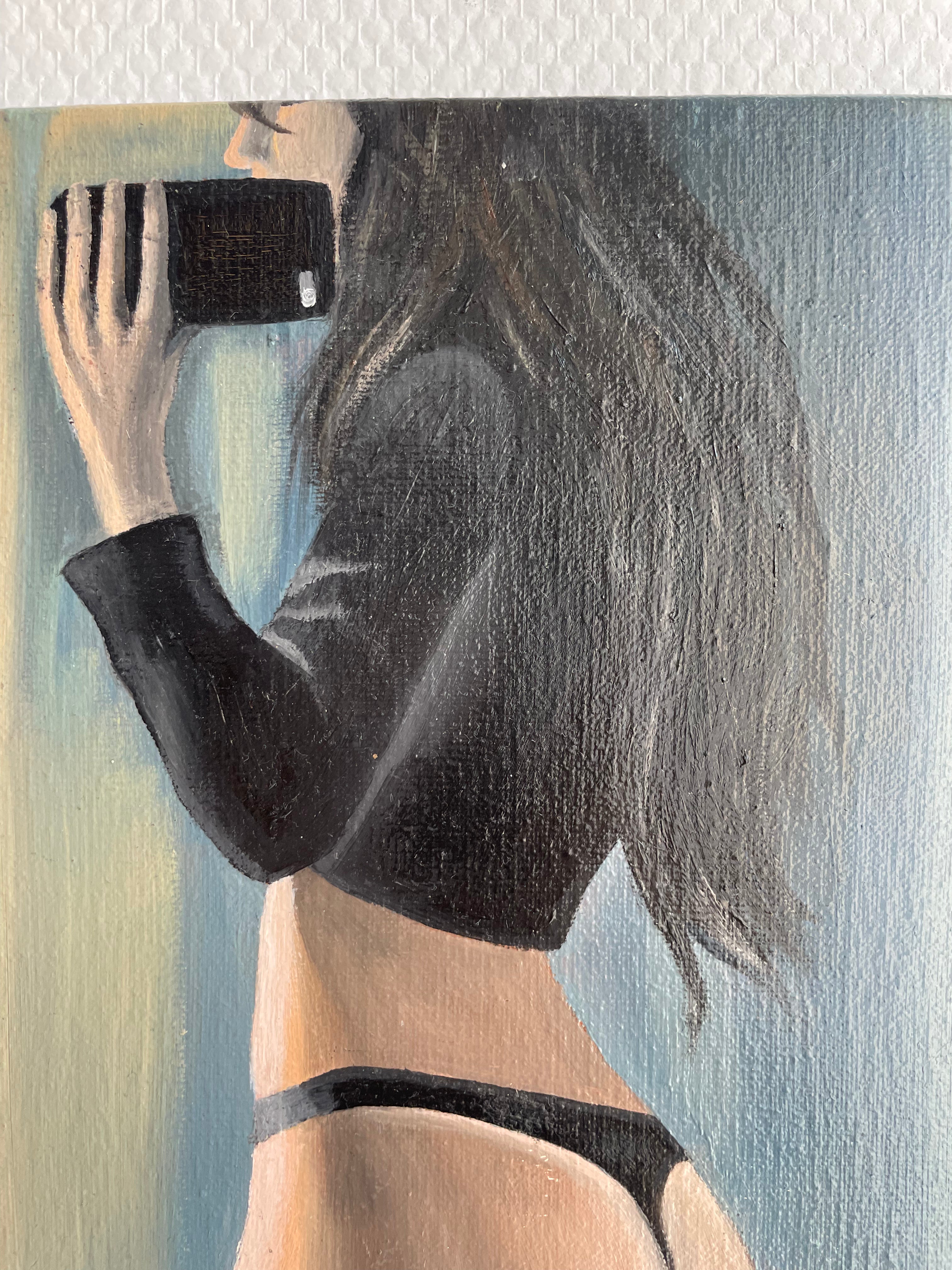 Golden room - Peinture originale