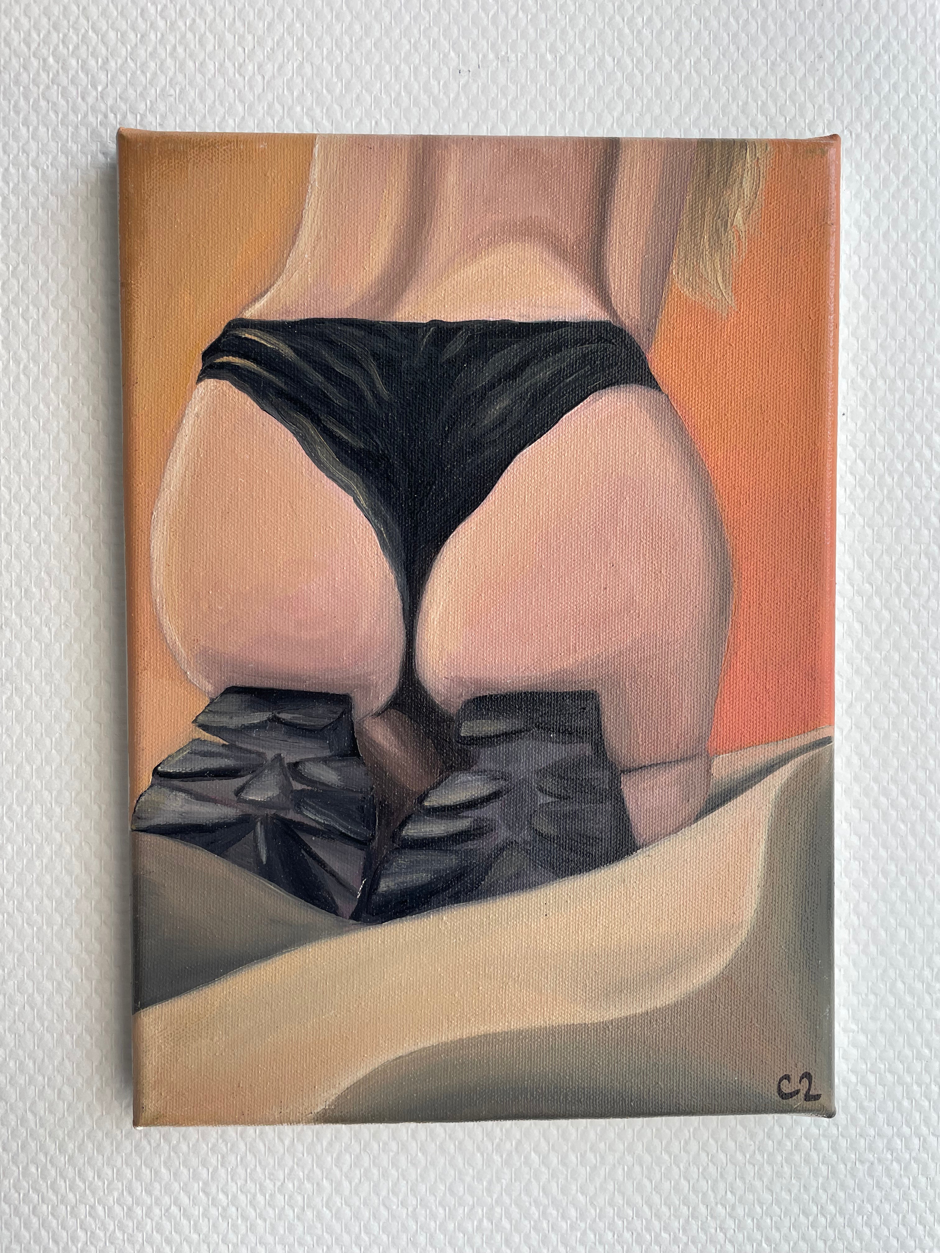 Les dunes blondes - Peinture originale