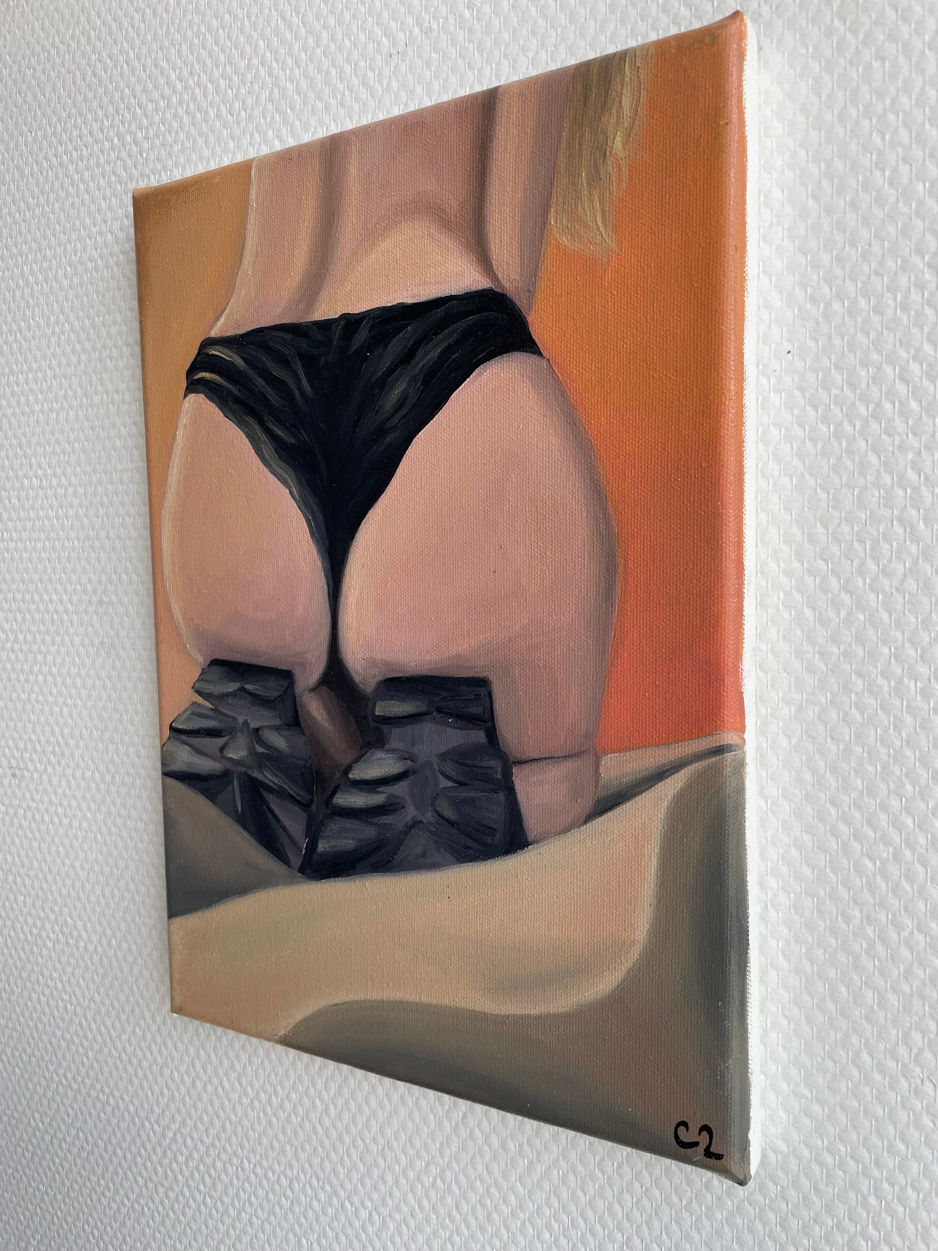 Les dunes blondes - Peinture originale