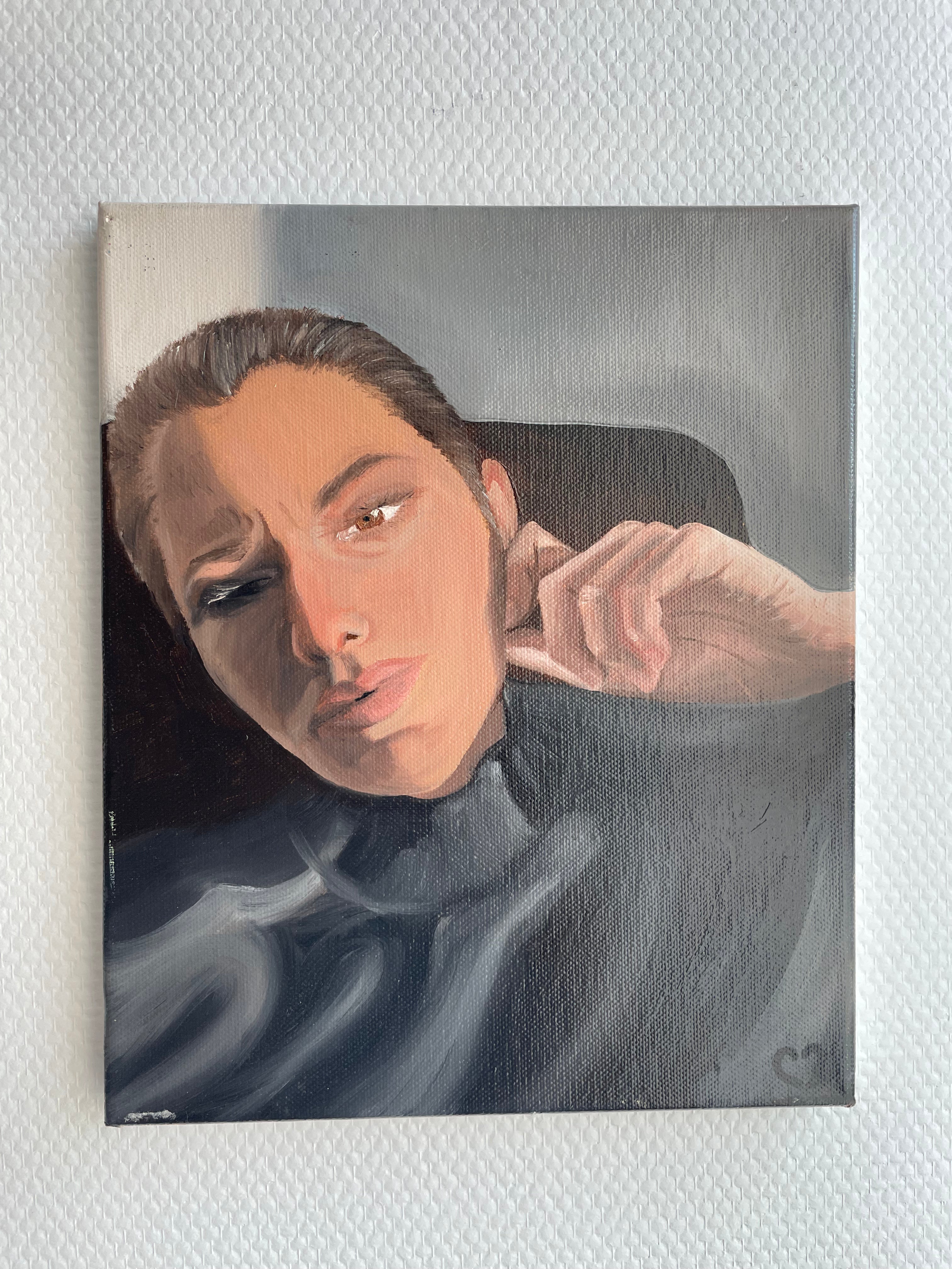 J'allume la lumière de mon âme - peinture originale