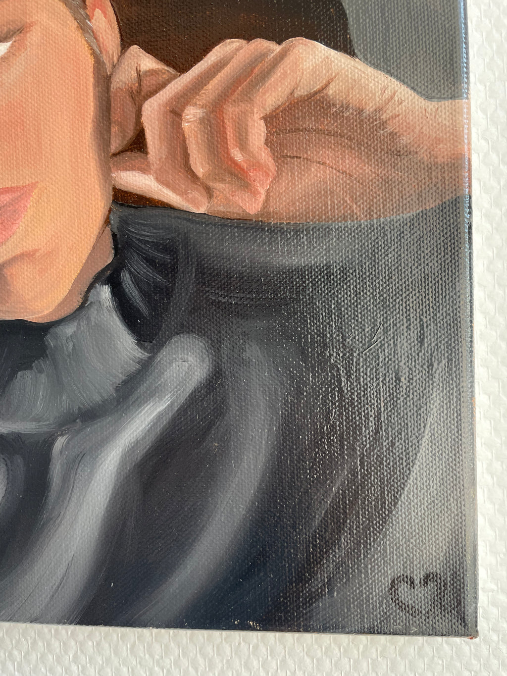 J'allume la lumière de mon âme - peinture originale