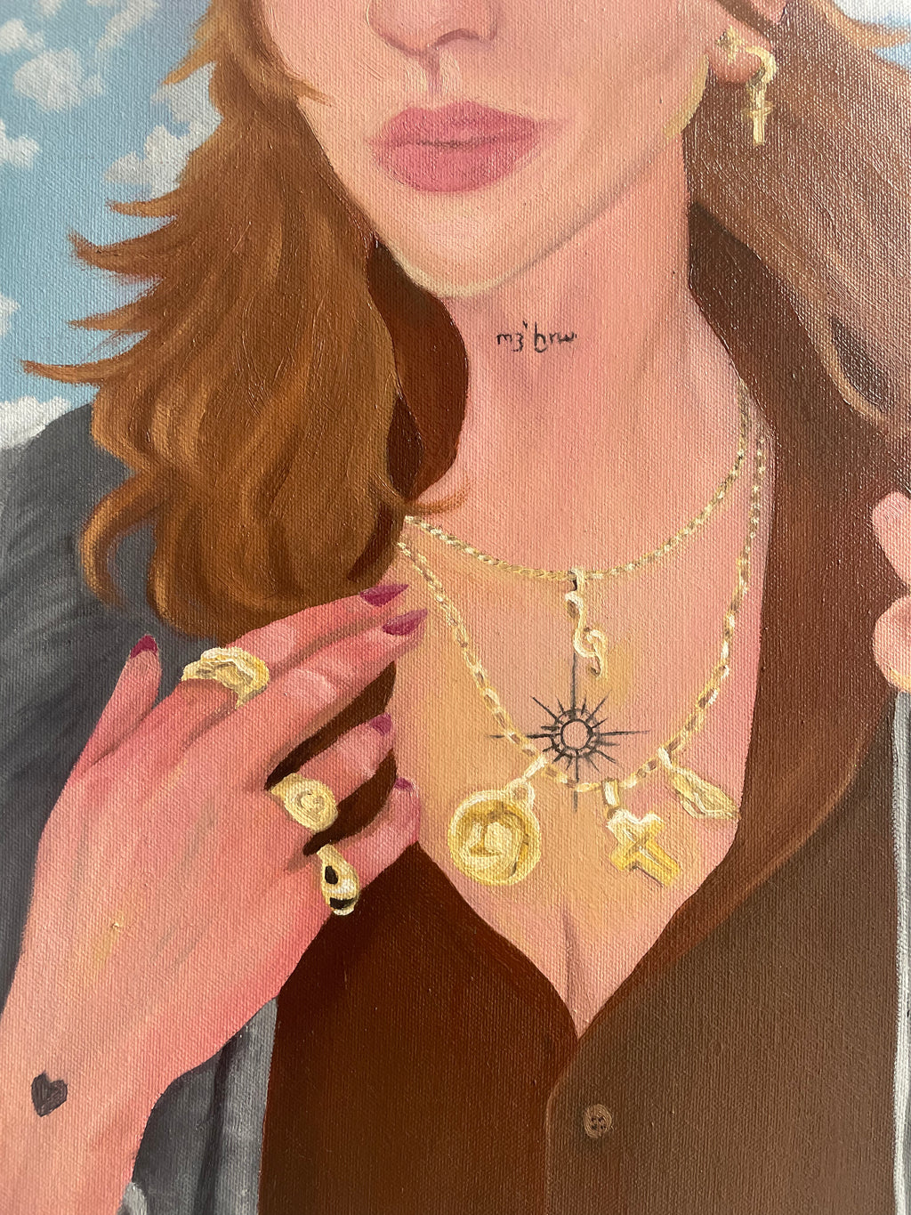 Blessed, guided and protected - original painting