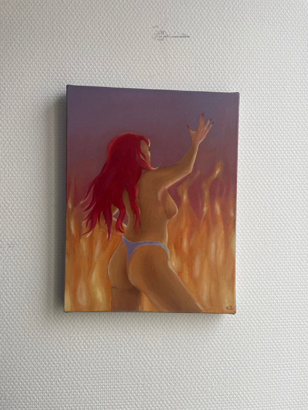 Feisty - original painting
