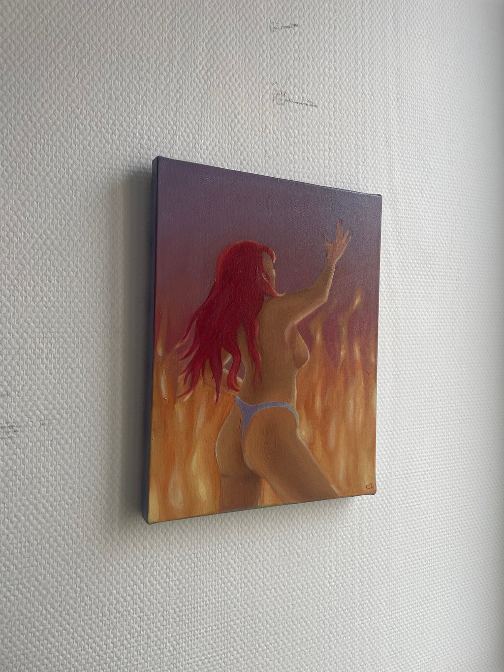 Feisty - original painting