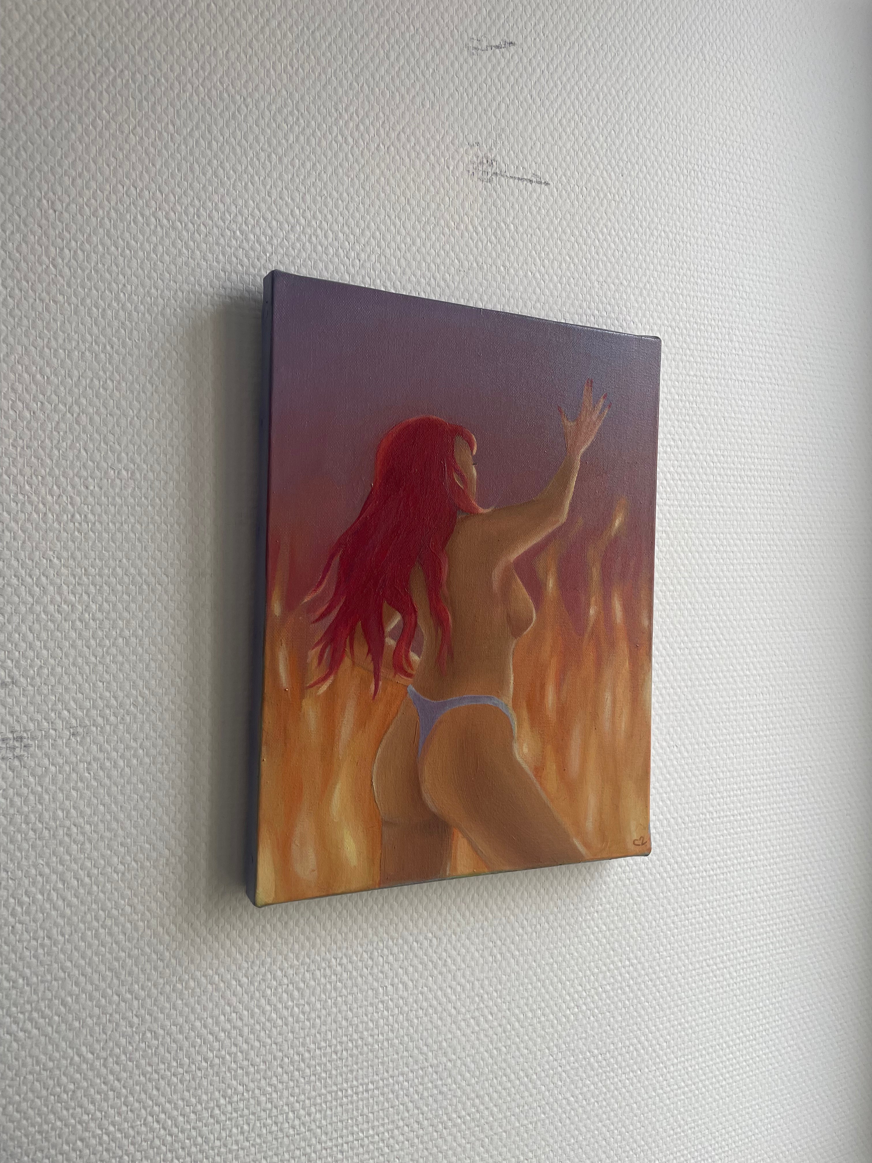 Feisty - original painting
