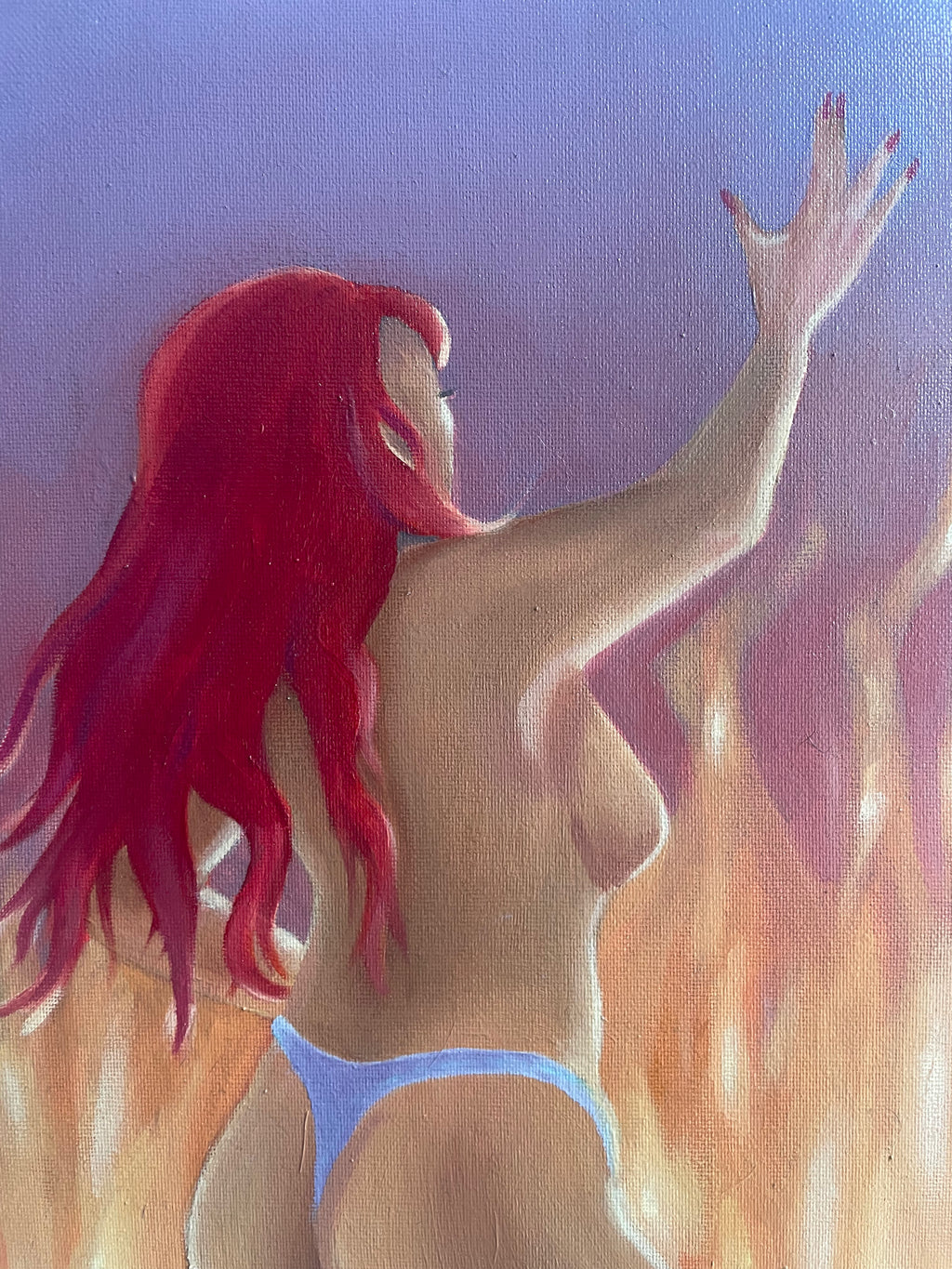 Feisty - original painting
